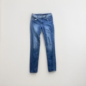 H&M Super Skinny Regular Waist Jeans Size 32 Women's Light Wash Blue